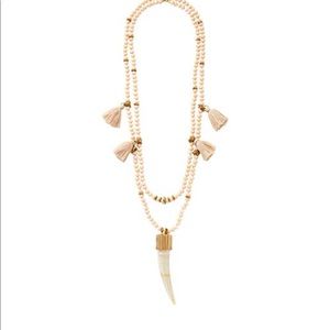 India Hicks tassel necklace